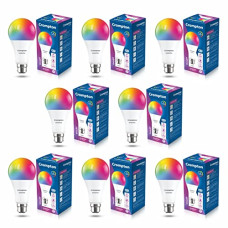 Deals, Discounts & Offers on  - Crompton Immensa 9-Watt B22 WiFi Smart LED Bulb with Music Sync, 16 Million Colors, Compatible with Amazon Alexa and Google Assistant_Pack of 8
