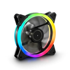 Deals, Discounts & Offers on  - Sharkoon SHARK Blades RGB 120 mm Addressable RGB LED 1200 rpm Cooler I Case Fan - Black