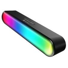 Deals, Discounts & Offers on  - Portronics Decibel 23 16W Wireless Bluetooth Soundbar with LED Lights, Upto 5Hours Playback Sound, Bass Mode, Built in Mic, USB Port, 3.5mm AUX Port, Bluetooth 5.3v, Type C Charging (Black)