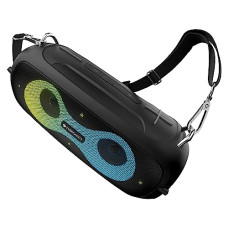 Deals, Discounts & Offers on  - Zebronics Music Bomb X Pro 20W Output, Portable Wireless Speaker with Bluetooth 5.1, 22h Backup, TWS, USB, mSD, AUX, FM, Call Function and RGB LED Lights