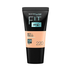 Deals, Discounts & Offers on Beauty Care - Maybelline New York Liquid Foundation, Matte & Poreless, Full Coverage Blendable Normal to Oily Skin, Fit Me, 220 Natural Beige, 18ml