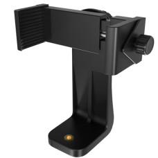 Deals, Discounts & Offers on  - Sounce 360 Degree Cell Phone Holder with Universal 1/4 Screw Adjustable Clamp Phone Tripod Mount Adapter Compatible with Smartphones & All Types of Tripods Monopods Selfie Sticks (Black)