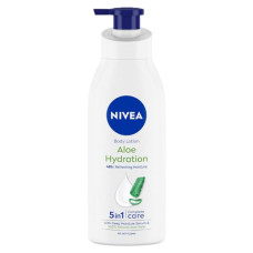 Deals, Discounts & Offers on  - NIVEA Aloe Hydration Body Lotion 600 ml | 48 H Moisturization | Refreshing Hydration | Non Sticky Feel | With Goodness of Aloe Vera For Instant Hydration In Summer | For Men & Women