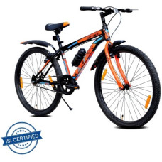 Deals, Discounts & Offers on Auto & Sports - [For HSBC/Citi CC EMI] LEADER Spyder MTB Cycle/Bike with Complete Accessories 27.5 T Mountain Cycle(Single Speed, Black, Orange)