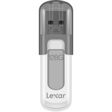Deals, Discounts & Offers on Storage - Lexar JumpDrive V100 128 GB Pen Drive(Grey)