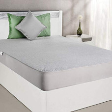 Deals, Discounts & Offers on  - Amazon Brand - Solimo Melange Fabric Water Resistant , 78X36 Inches, Single Bed Size (Grey, Cotton Blend)