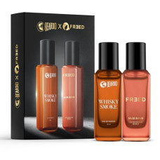 Deals, Discounts & Offers on Beauty Care - Beardo Whisky Smoke Perfume for Men & Freed Musk Bomb Perfume for Women, 20ml x 2 | Woody Fragrance Notes for Men & Women Long Lasting Perfume