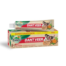 Deals, Discounts & Offers on  - Zandu Dantveer, 400g, Indias 1st Ayurvedic toothpaste with Irimedadi oil | Scientifically proven