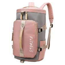 Deals, Discounts & Offers on  - Storite Nylon 25 Cms Small Imported Lightweight Waterproof Duffle Bag, Rucksack Travel Bag For Women With Separate Wet Pocket & Shoes Compartment, Backpack Carry Luggage Bag - (43 x 25 x 26 CM)
