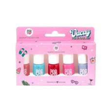 Deals, Discounts & Offers on Beauty Care - MyGlamm POPxo Makeup - Mini Nail Kit - Vacay - 15ml (Set of 5) | Glossy Nail Polish Set | Long Lasting & High Gloss Effect | Chip Resistant Nail Paints | Cruelty-free & Vegan