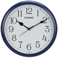 Deals, Discounts & Offers on  - Amazon Brand - Solimo Round Wall Clock | Plastic | 11 Inch | Blue