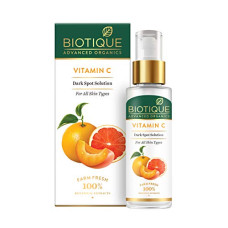 Deals, Discounts & Offers on Beauty Care - Biotique Vitamin C Dark Spot Solution Serum 30ml | Brightening, Radiant Skin, Reduce Pigmentation |All Skin Tone | SLS & Paraben Free