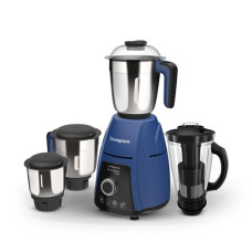 Deals, Discounts & Offers on  - Crompton DuroElite Plus 800 W Mixer Grinder with 4 Jars (3 Stainless Steel Jars+ 1.5L Juicer Jar with Fruit Filter)| Heavy Duty Powertron Motor & Motor Vent-X Technology |Blue