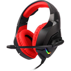 Deals, Discounts & Offers on  - Zebronics ZEB-RUSH (Red) Premium Wired Gaming On Ear Headphone with RGB LEDs, Dual 3.5mm Jack, Converter Pin, Cushion Headband, Volume Controller, Adjustable Mic, 40mm Neodymium Drivers