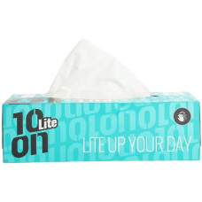 Deals, Discounts & Offers on  - 10on Lite Soft Facial Tissue Box (M), 2 Ply Napkins, 100 Pulls