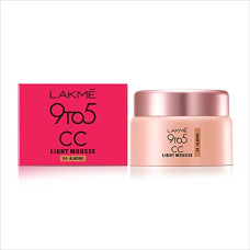 Deals, Discounts & Offers on Beauty Care - Lakme 9to5 CC Light Mousse with Vitamin E & a Hint of Foundation | Matte finish, Non-Comedogenic, lightweight mousse foundation, 25gm - Almond