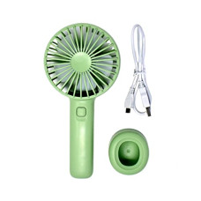Deals, Discounts & Offers on  - CINEFX Powerful 4 Inch Rechargeable Mini Fan with 2000 mAh Battery, 3 Speed Option and Table Dock Table Fan
