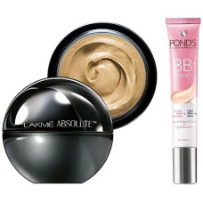 Deals, Discounts & Offers on Beauty Care - Lakm Absolute Skin Natural Mousse, Ivory Fair 01, 25g & Pond's White Beauty BB+ Fairness Cream 01 Original, 18 g
