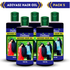 Deals, Discounts & Offers on  - Phillauri Adivasi Neelambari hair care Adivasi Best hair growth oil 100ML (Pack of 5) Hair Oil(500 ml)