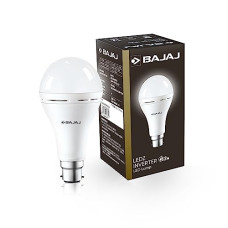 Deals, Discounts & Offers on  - Bajaj LEDZ 12W Rechargeable Emergency Inverter LED Bulb, Cool Day Light, White, Upto 4 Hours Battery