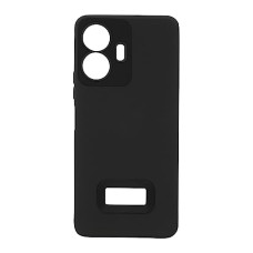 Deals, Discounts & Offers on Mobile Accessories - pTron Basic Case For iQOO Z6 Lite (Silicone_Black)