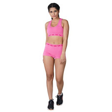 Deals, Discounts & Offers on Women - Nivia 8011 Polyester Sports Bra Top, M (Pink)