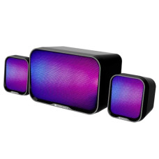 Deals, Discounts & Offers on  - ZEBRONICS Pluto 1-2.1 Channel Desktop Speaker with 15 watts Output, Bluetooth 5.3, 3.5mm Jack Line Input, Inbuilt Volume Control, USB Powered, RGB Lights