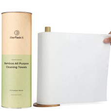 Deals, Discounts & Offers on  - Reflekt Bamboo Kitchen Cleaning 20 Towels Washable & Reusable upto 2000 Times One Year of Supply For All Purpose Cleaning Towel Cloth Wipes Roll instead of Paper Napkins (Pack of 1 Roll, 20 Towels)