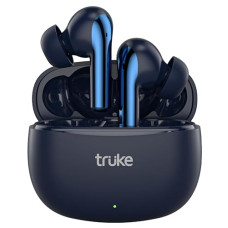 Deals, Discounts & Offers on Headphones - truke Just Launched Buds Q1 Plus True Wireless in Ear Earbuds, Quad-Mic Adv. ENC, 80H Playtime, 45ms Ultra-Low Latency, 12mm Titanium Drivers, Fast Charge, 1-Step Pairing, BT 5.3, IPX5 (Blue)