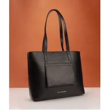 Deals, Discounts & Offers on Bags, Wallets & Belts - VAN HEUSENWomen Black Tote