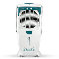 Deals, Discounts & Offers on  - [For HDFC Bank Debit Card Emi] Crompton Ozone Desert Air Cooler- 75L; with Everlast Pump, Auto Fill, 4-Way Air Deflection and High Density Honeycomb Pads; White & Teal