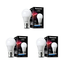 Deals, Discounts & Offers on  - Panasonic 9W B22 LED Cool Day White Motion Sensor Bulb, Pack of 3, (PBUM28097)