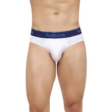Deals, Discounts & Offers on Men - Van Heusen Men Colour Fresh Briefs - 100% Pima Cotton - Ultra Soft, Solid