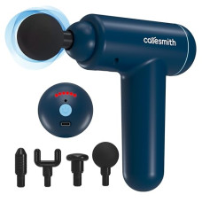 Deals, Discounts & Offers on  - Caresmith Charge Boost X Massage Gun (Dark Blue) | True Percussion Large Torque motor | 3200 strokes per min | 4 Heads | Deep tissue percussion body massager machine