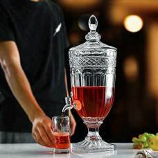 Deals, Discounts & Offers on  - Boxoza Glass Pitcher Beverage Beer Juice Oil Dispenser 2 Lt, Glass Air Tight, Liquor Dispenser Beer Dispenser, Cold Water Pitcher