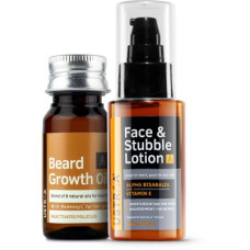 Deals, Discounts & Offers on  - USTRAA Beard Growth Oil & Face and Stubble lotion(2 Items in the set)