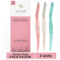 Deals, Discounts & Offers on  - AZAH Reusable German Blade Face Razor For Women-Instant & Painless Hair Removal(Pack of 3)