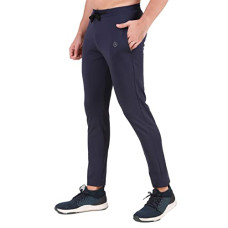Deals, Discounts & Offers on Men - DIAZ Mens Performance Fabric Polyster 4 Way Lycra Track Pant | Slim Fit Running Gym Stretchable Jogger