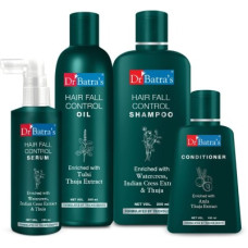 Deals, Discounts & Offers on  - Dr Batra's Hair Fall Control Serum-125 ml, Conditioner - 100 ml, Hair Fall Control Oil- 200 ml and Hair Fall Control Shampoo - 200 ml(4 Items in the set)