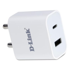 Deals, Discounts & Offers on Mobile Accessories - D-Link 20W Dual Port Fast Charger Type-C & USB-A