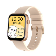 Deals, Discounts & Offers on Electronics - French Connection POP FIT Full Touch Smartwatch with Silicon Band, 1.8'' Large Display, Bluetooth Calling, 120+ Sport Modes, Heart Rate Monitor, Sleep Monitor, Multiple Watch Faces - FCSW02-H