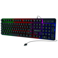 Deals, Discounts & Offers on  - ZEBRONICS Transformer K1 Premium Gaming Keyboard with 104 Keys, 1.7m Cable, Laser Keycaps, Multi Color LED Modes, Integrated Multimedia Keys, All Keys Enable/Disable Function