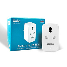 Deals, Discounts & Offers on Electronics - QUBO 16A Wifi + BT Smart Plug from Hero Group, Energy Monitoring, Suitable
