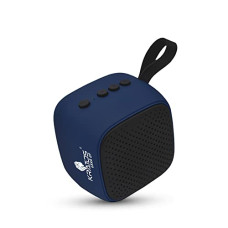 Deals, Discounts & Offers on Electronics - Kratos Cube Bluetooth Speakers, in Built Microphone, in Built FM, SD Card Slot, Multiple Playing Options (Blue)