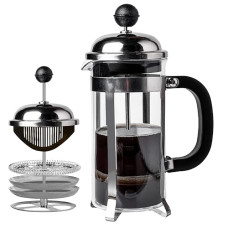 Deals, Discounts & Offers on  - Sipologie Vintage French Press Coffee Maker 350ml, 4-Level Filtration System