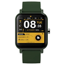 Deals, Discounts & Offers on Women - Maxima Max Pro X1 Smartwatch - Premium 1.4 HD Display of 500 Nits with 10 Days Battery Life, 100+ Watch Faces, Sleep & SpO2 Monitoring, Social Media alerts, Multiple Exercise Modes (Army Green)