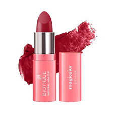 Deals, Discounts & Offers on Beauty Care - Biotique Natural Makeup Magicolor Lipstick, Fire Me Up