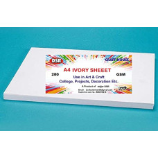 Deals, Discounts & Offers on  - DSR Super Smooth - Sketching and Drawing Paper - 225GSM (A4-25 Sheets)