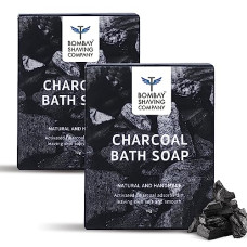 Deals, Discounts & Offers on  - Bombay shaving company Charcoal Soap | Deep Clean and Anti-pollution Effect | 70G Pack of 2
