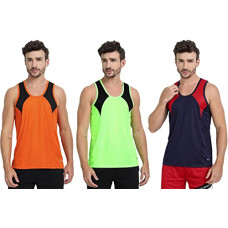 Deals, Discounts & Offers on Men - FTX Men's Polyester Round Neck Vest (Pack of 3)